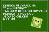 V&yacute;padek internetu